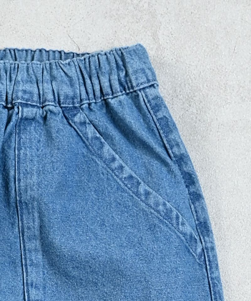 마키즈 바지 일본 MARKEY'S 반바지 데님 포켓 실루엣 핫팬츠 2컬러