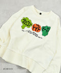 Makiz Kids T-shirt Japanese long-sleeved tee boa fleece snap jacket style 4 colors 