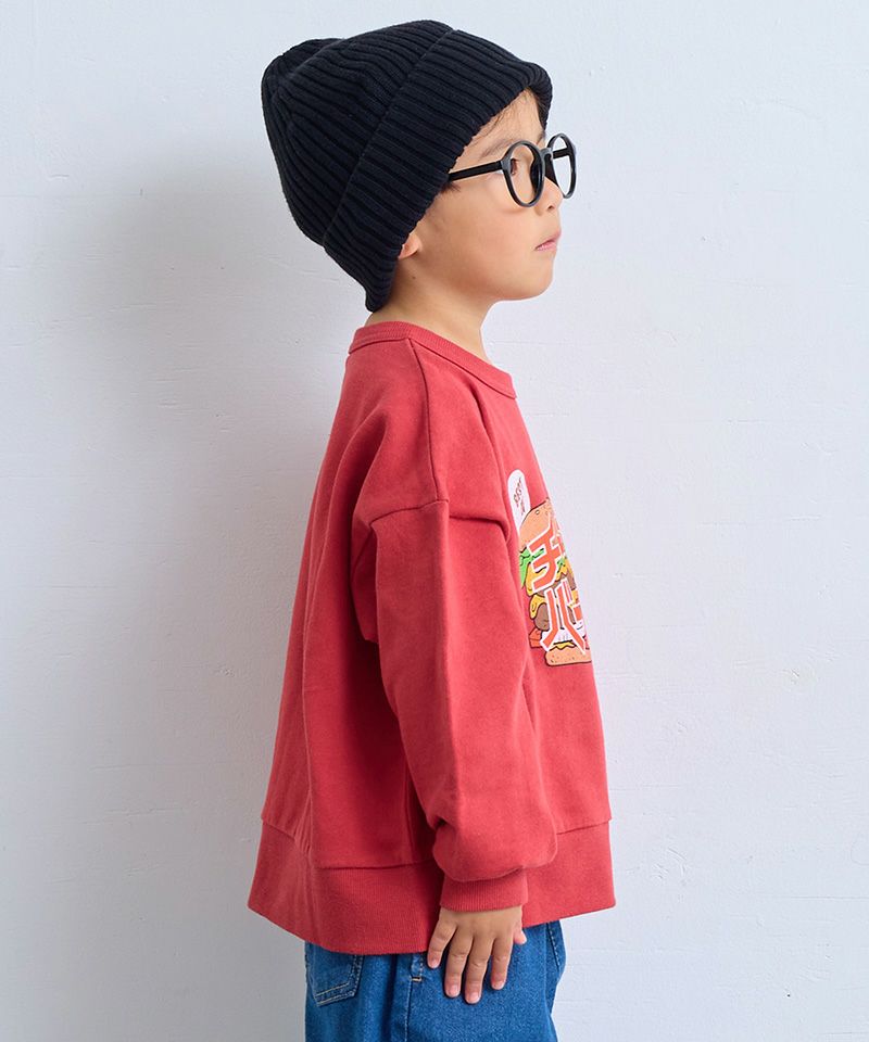 Makiz Kids T-shirt Japanese long-sleeved tee boa fleece snap jacket style 4 colors 