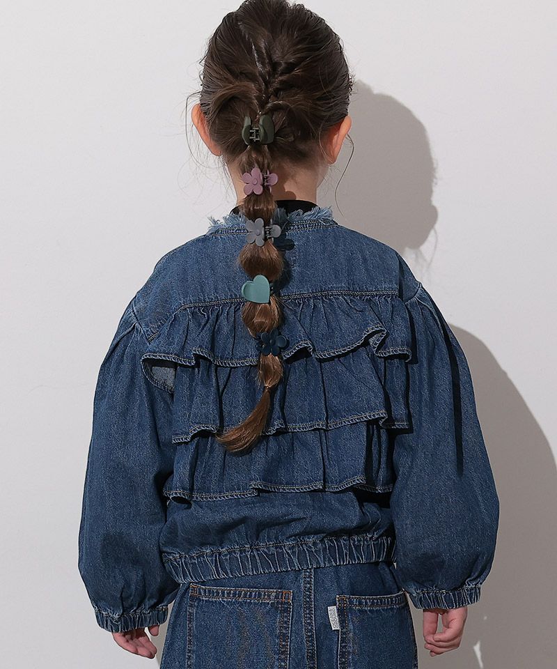 Makiz Kids T-shirt Japanese long-sleeved tee boa fleece snap jacket style 4 colors 