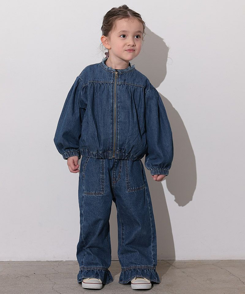 Makiz Kids T-shirt Japanese long-sleeved tee boa fleece snap jacket style 4 colors 