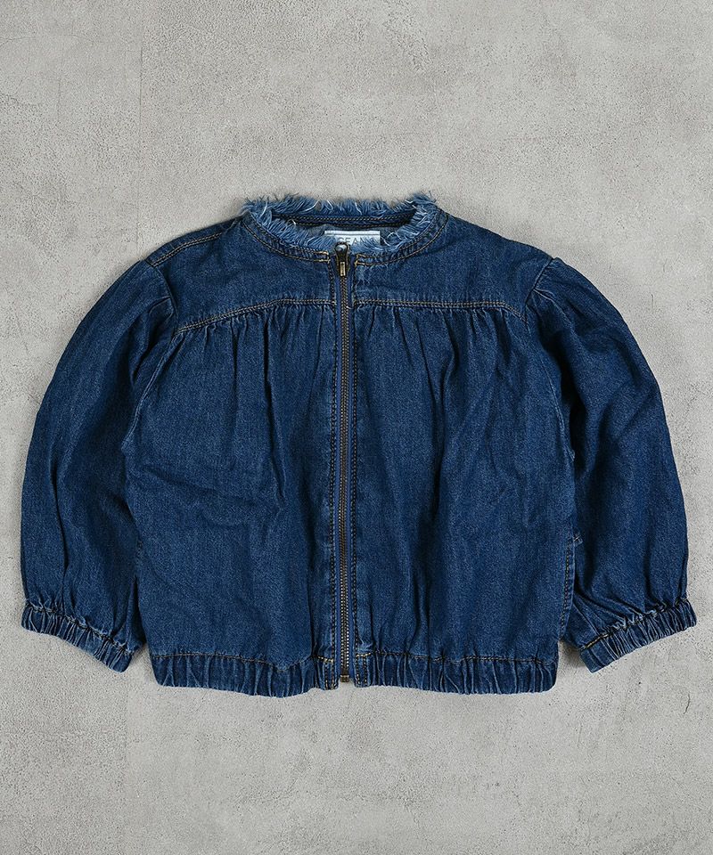 Makiz Kids T-shirt Japanese long-sleeved tee boa fleece snap jacket style 4 colors 