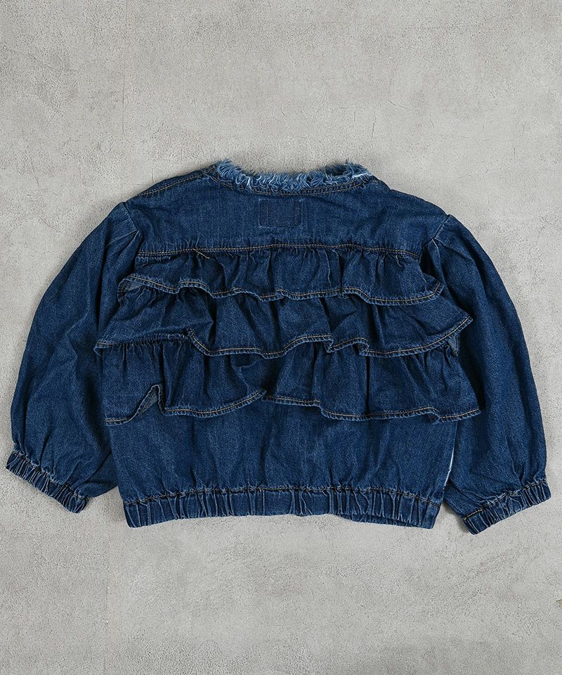 Makiz Kids T-shirt Japanese long-sleeved tee boa fleece snap jacket style 4 colors 