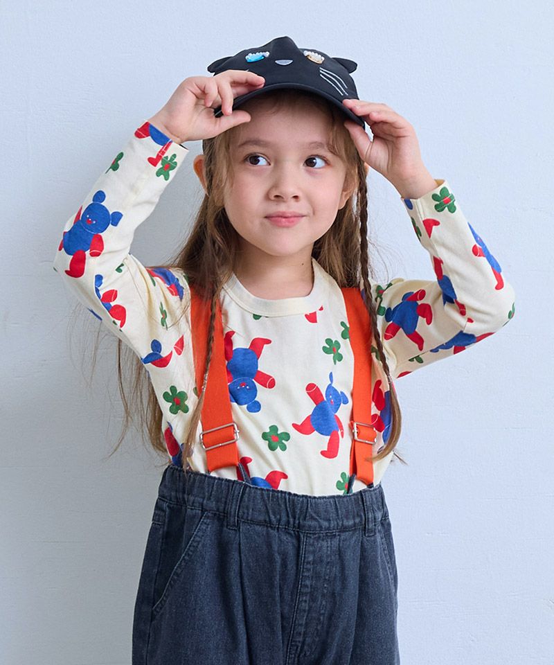 Makiz Kids T-shirt Japanese long-sleeved tee boa fleece snap jacket style 4 colors 