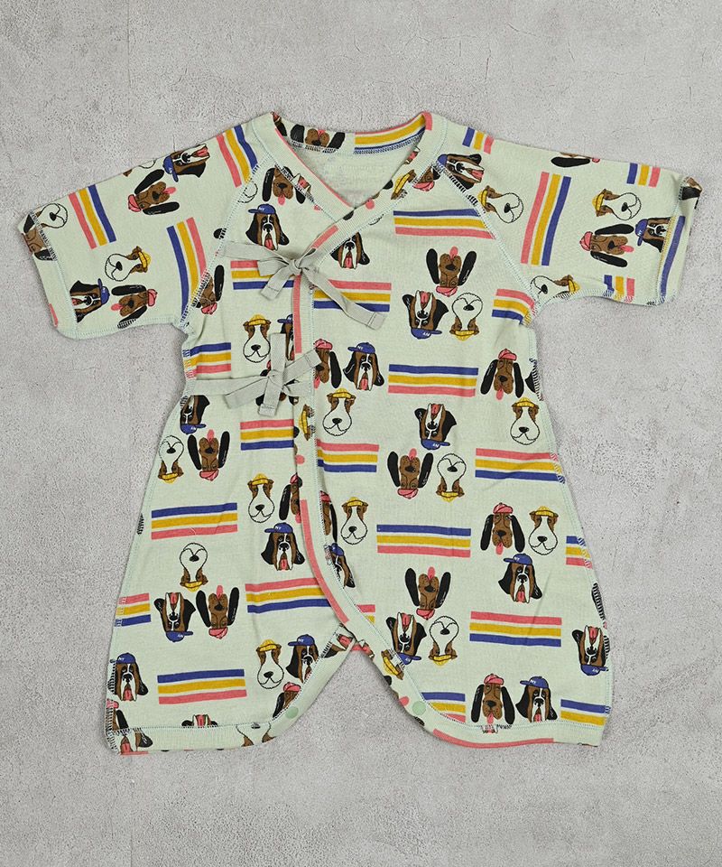 마키즈 베이비 바디수트 일본 아기 신생아 룸파스 반팔 콤비 속옷 자동차 동물 디자인 4컬러