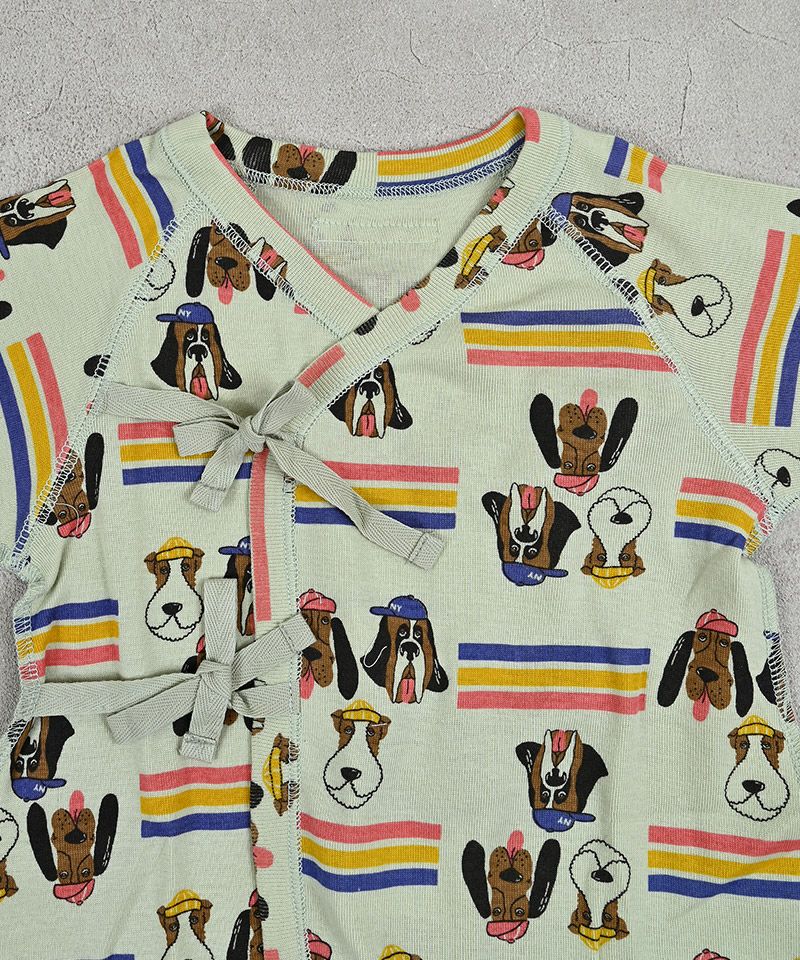 마키즈 베이비 바디수트 일본 아기 신생아 룸파스 반팔 콤비 속옷 자동차 동물 디자인 4컬러