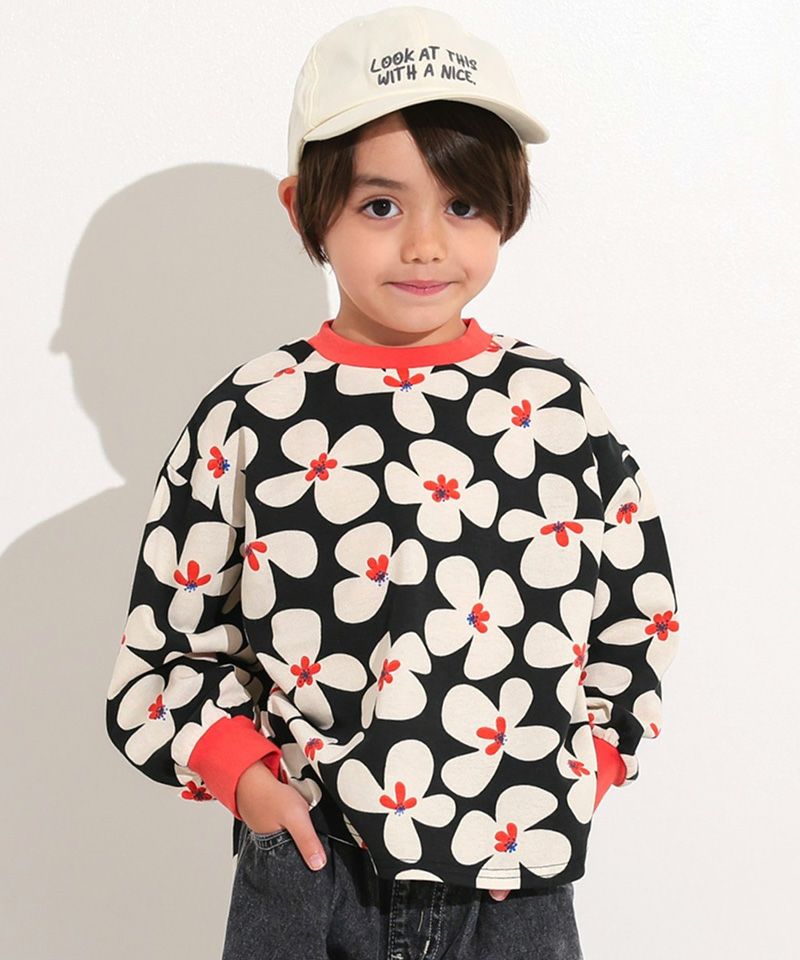 Makiz Kids T-shirt Japanese long-sleeved tee boa fleece snap jacket style 4 colors 