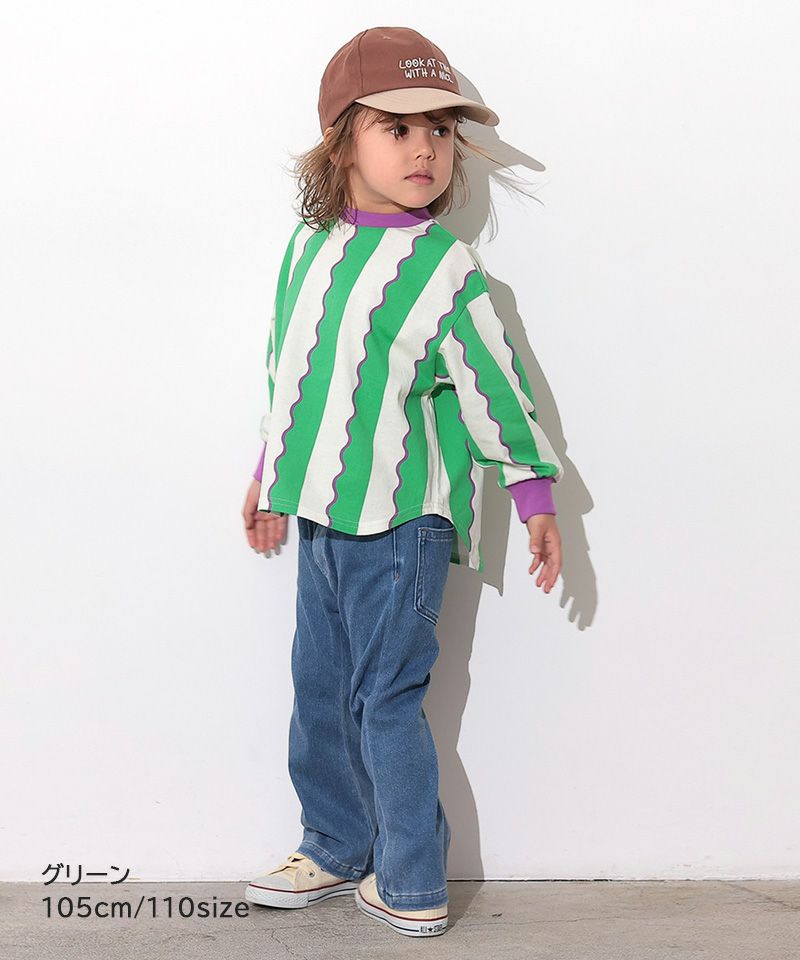 Makiz Kids T-shirt Japanese long-sleeved tee boa fleece snap jacket style 4 colors 