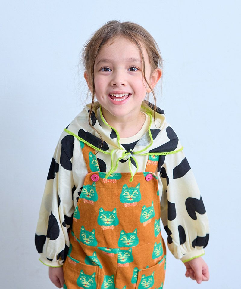 Makiz Kids T-shirt Japanese long-sleeved tee boa fleece snap jacket style 4 colors 