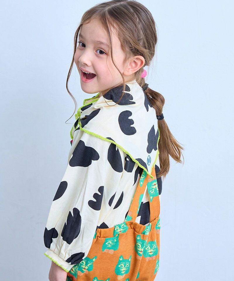 Makiz Kids T-shirt Japanese long-sleeved tee boa fleece snap jacket style 4 colors 