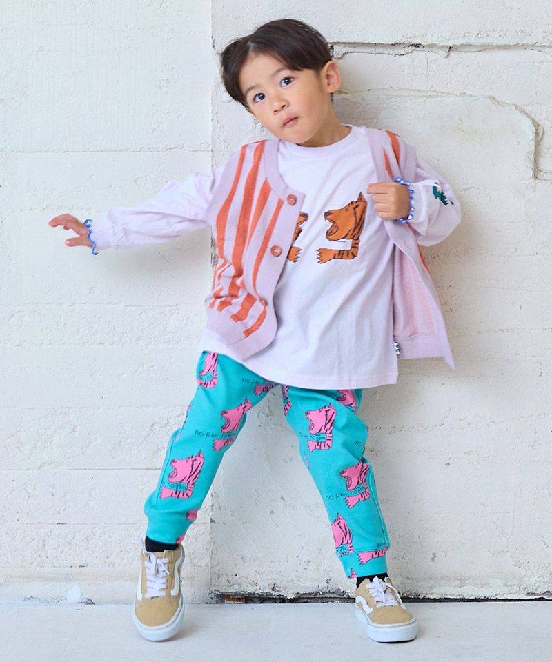 마키즈 키즈 티셔츠 일본 긴팔티 소매 프린트 리브 빅론 디자인 4컬러