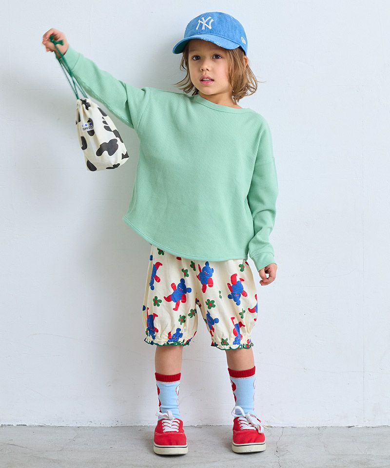 Makiz Kids T-shirt Japanese long-sleeved tee boa fleece snap jacket style 4 colors 