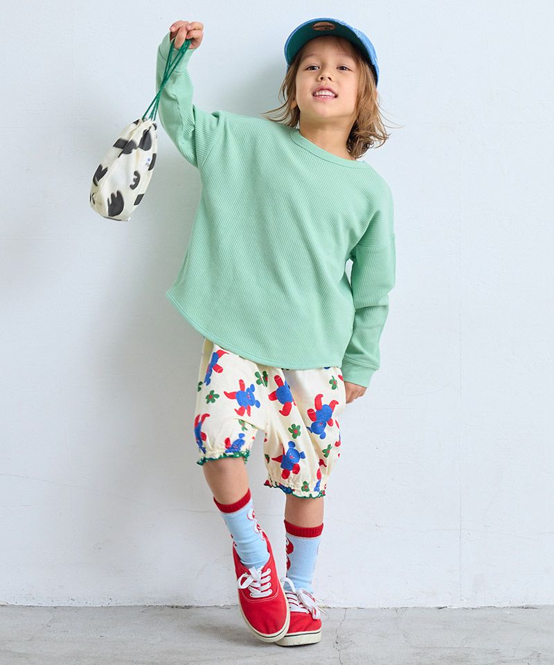 Makiz Kids T-shirt Japanese long-sleeved tee boa fleece snap jacket style 4 colors 