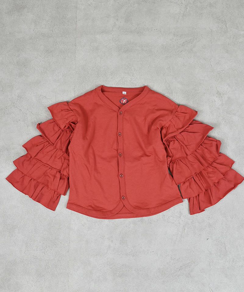 Makiz Kids T-shirt Japanese long-sleeved tee boa fleece snap jacket style 4 colors 