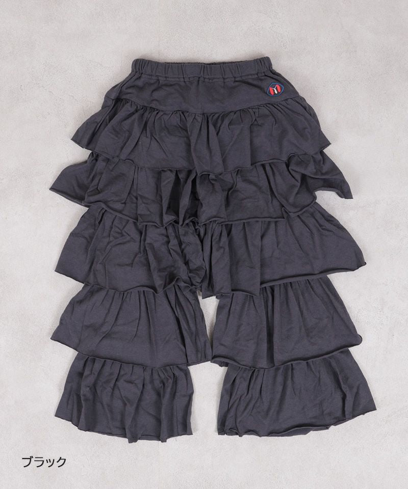 마키즈 키즈 바지 일본 단단 플레어 무늬  무지 팬츠 3컬러