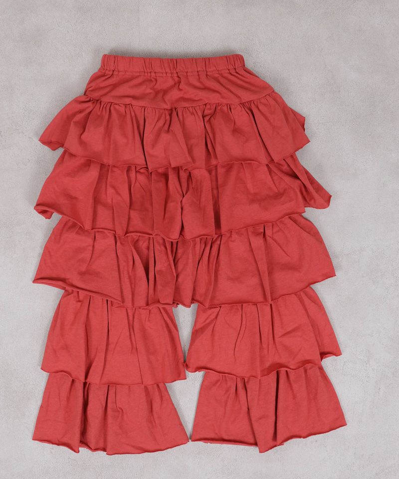 마키즈 키즈 바지 일본 단단 플레어 무늬  무지 팬츠 3컬러