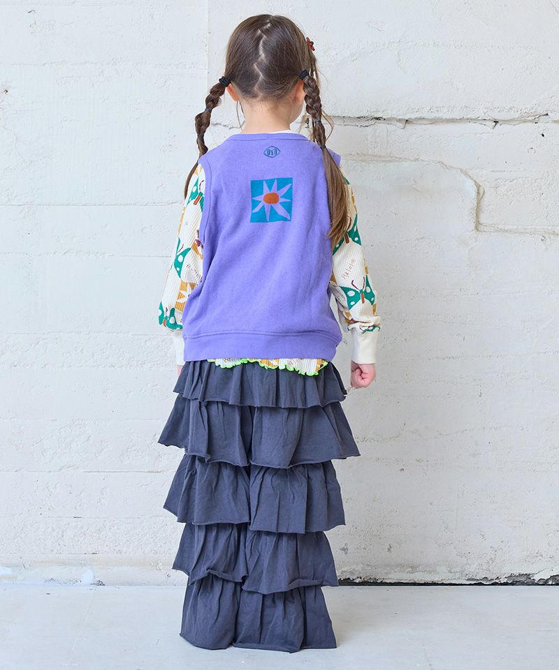 Makiz Kids T-shirt Japanese long-sleeved tee boa fleece snap jacket style 4 colors 