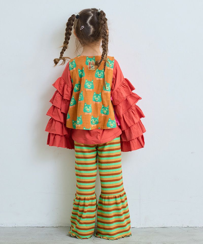 Makiz Kids T-shirt Japanese long-sleeved tee boa fleece snap jacket style 4 colors 