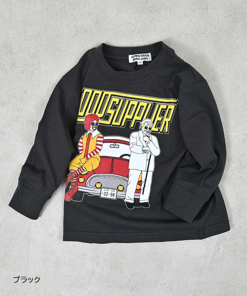 Makiz Kids T-shirt Japanese long-sleeved tee boa fleece snap jacket style 4 colors 