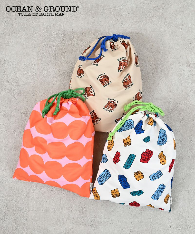 Ocean &amp; Ground Backpack Japanese Kids School Bag Daily Good Day Plus 6 Colors 