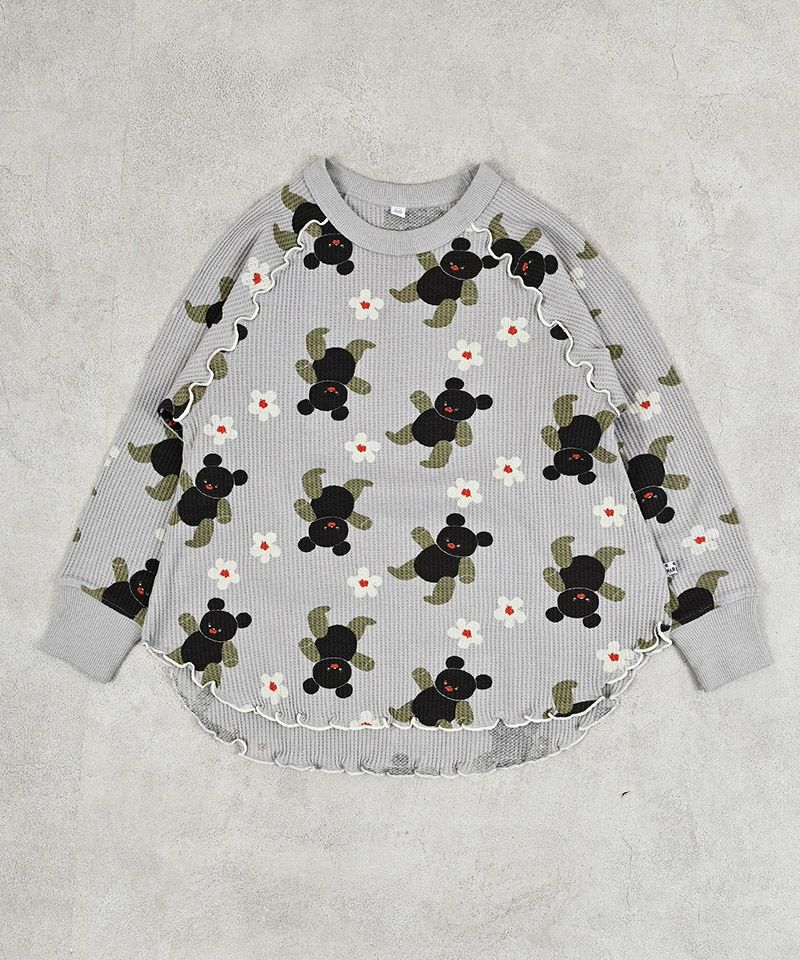 Makiz Kids T-shirt Japanese long-sleeved tee boa fleece snap jacket style 4 colors 