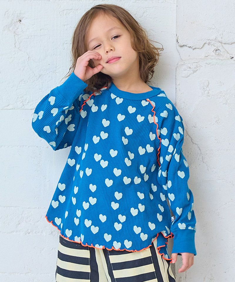 Makiz Kids T-shirt Japanese long-sleeved tee boa fleece snap jacket style 4 colors 