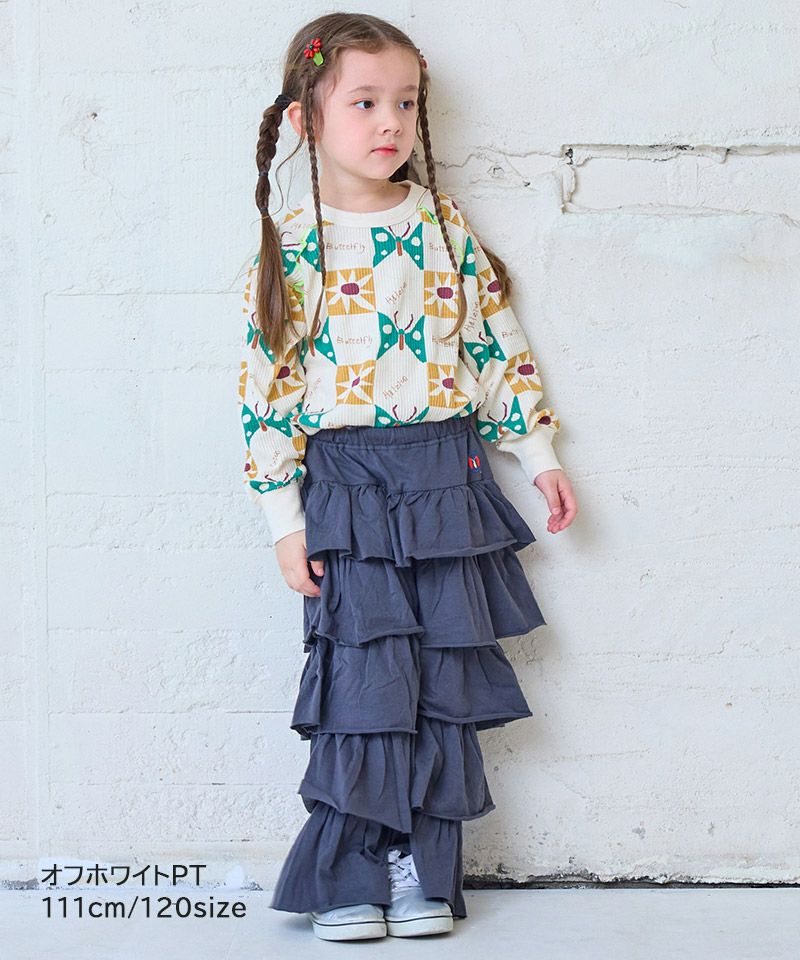 마키즈 키즈 티셔츠 일본 긴팔티 소우가라 와플 멜로 컷톱 4컬러