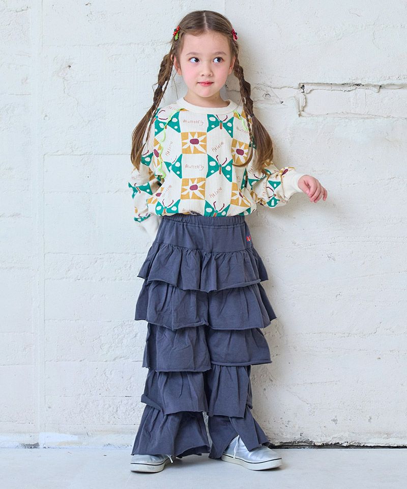 Makiz Kids T-shirt Japanese long-sleeved tee boa fleece snap jacket style 4 colors 