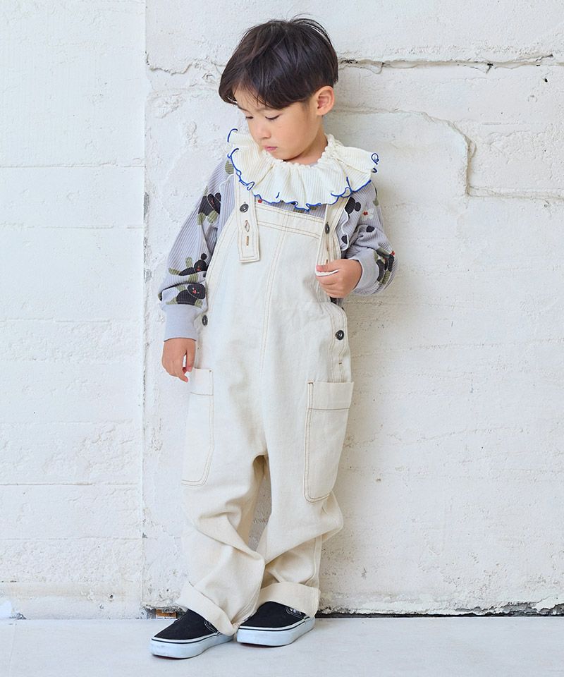 마키즈 키즈 티셔츠 일본 긴팔티 소우가라 와플 멜로 컷톱 4컬러