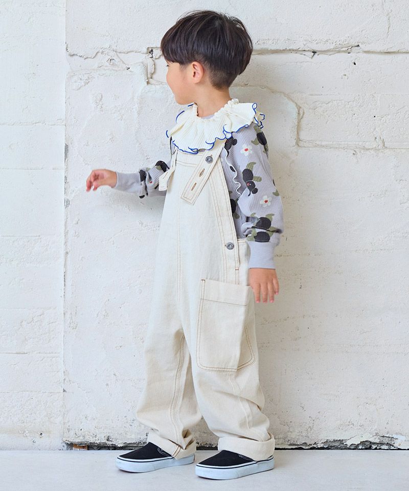 마키즈 키즈 티셔츠 일본 긴팔티 소우가라 와플 멜로 컷톱 4컬러