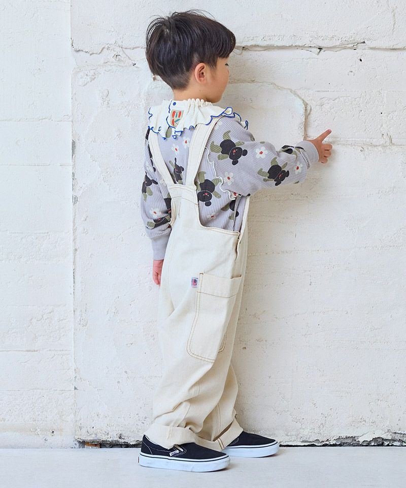 마키즈 키즈 티셔츠 일본 긴팔티 소우가라 와플 멜로 컷톱 4컬러