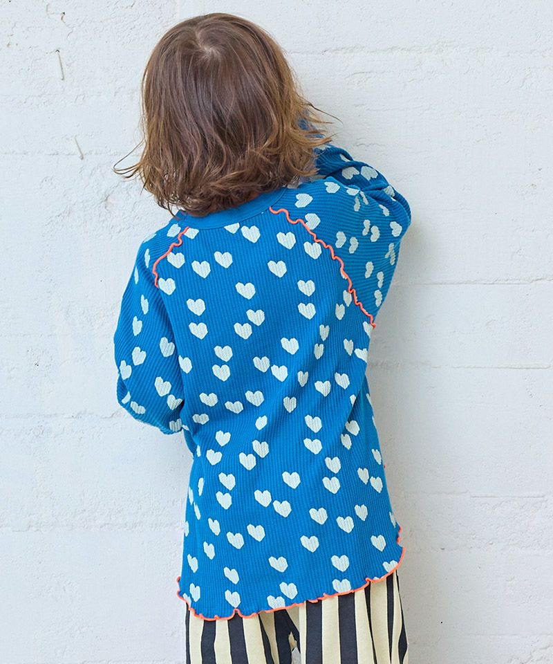 마키즈 키즈 티셔츠 일본 긴팔티 소우가라 와플 멜로 컷톱 4컬러