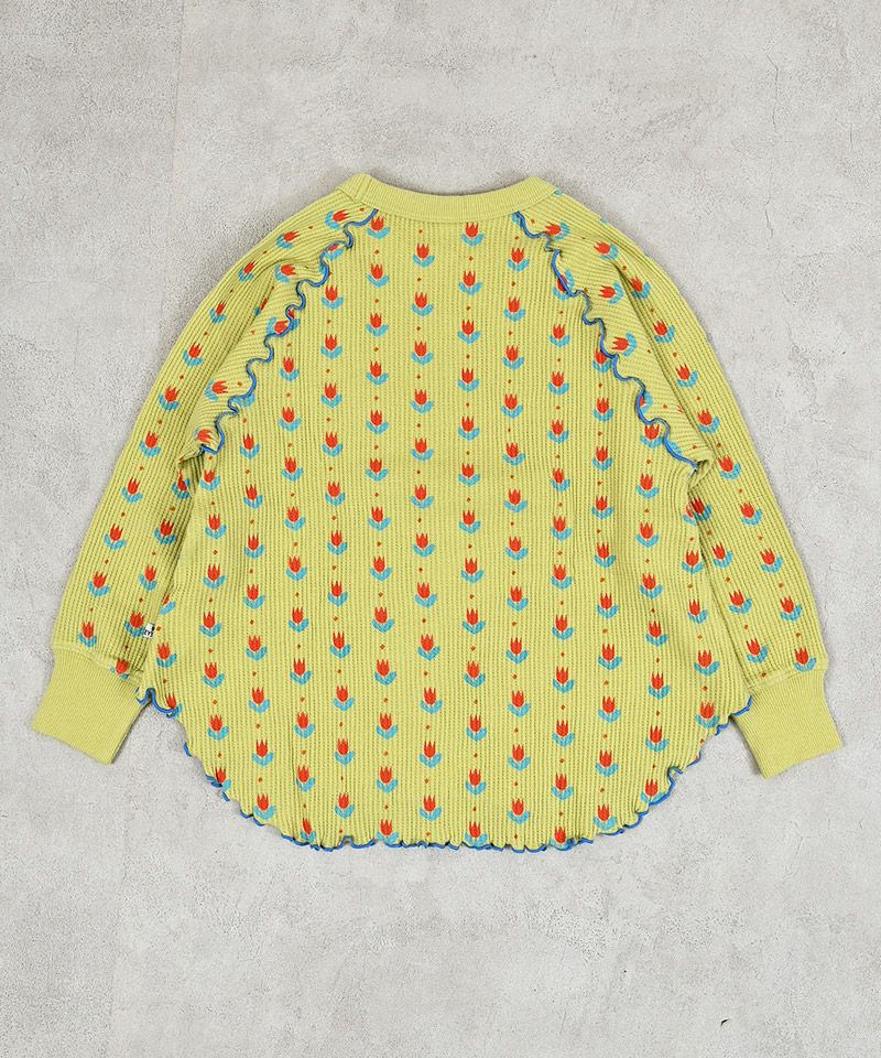 마키즈 키즈 티셔츠 일본 긴팔티 소우가라 와플 멜로 컷톱 4컬러