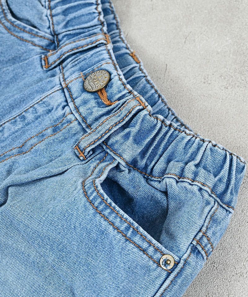 마키즈 키즈 바지 일본 청바지 릴렉스핏 테이퍼드 데님 팬츠 2컬러