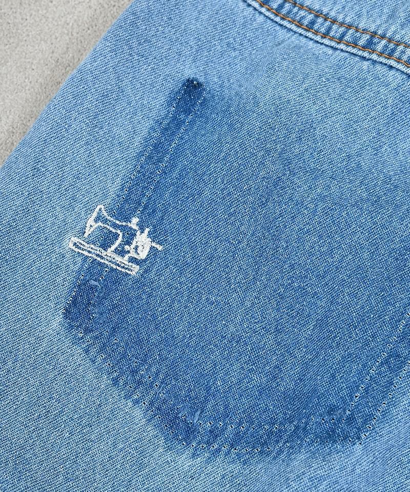 마키즈 키즈 바지 일본 청바지 릴렉스핏 테이퍼드 데님 팬츠 2컬러