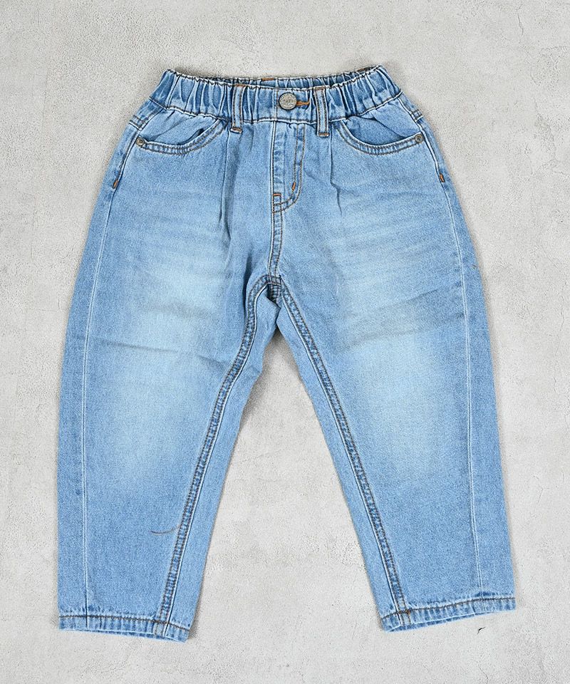 마키즈 키즈 바지 일본 청바지 릴렉스핏 테이퍼드 데님 팬츠 2컬러