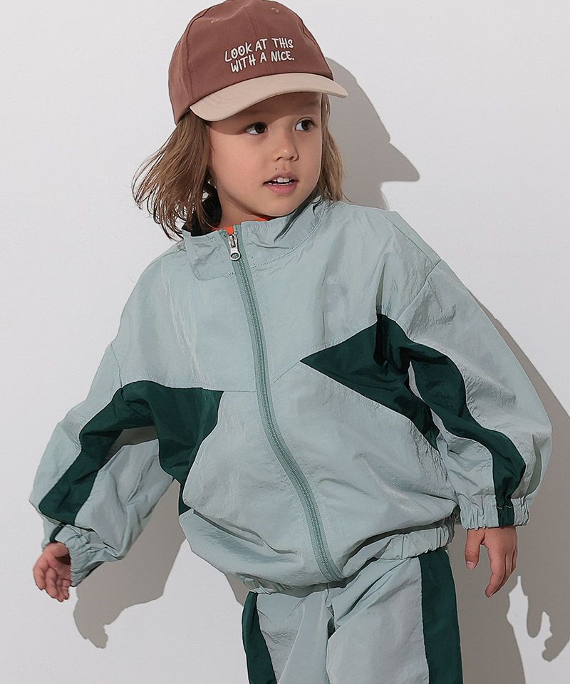 Makiz Kids T-shirt Japanese long-sleeved tee boa fleece snap jacket style 4 colors 