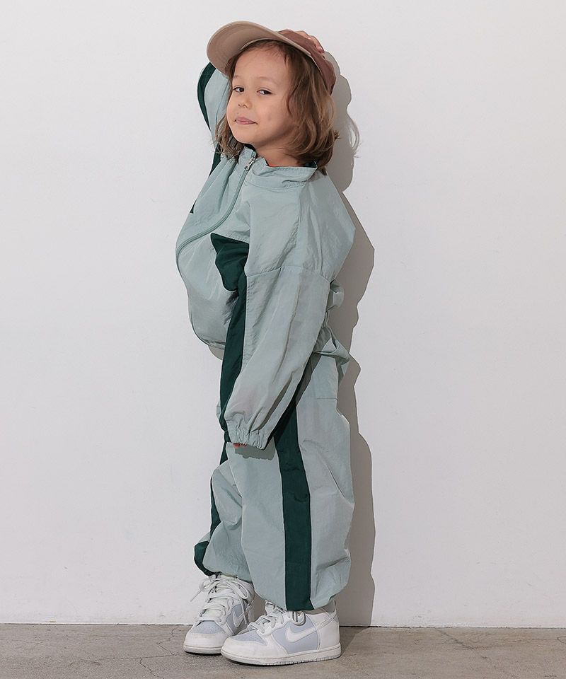Makiz Kids T-shirt Japanese long-sleeved tee boa fleece snap jacket style 4 colors 