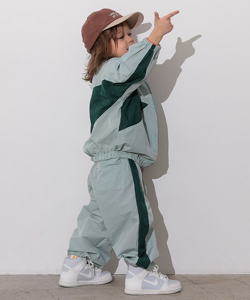 마키즈 키즈 자켓 일본 나일론 와이드 짚업 바람막이 재킷 JKT 3컬러