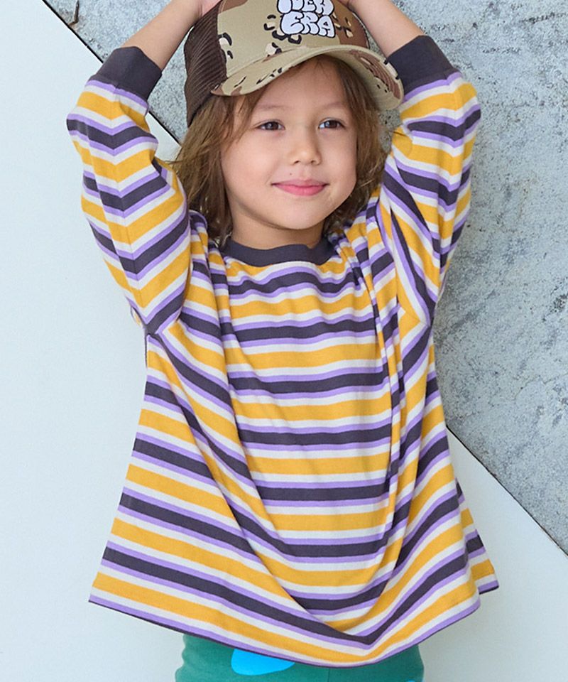 Makiz Kids T-shirt Japanese long-sleeved tee boa fleece snap jacket style 4 colors 