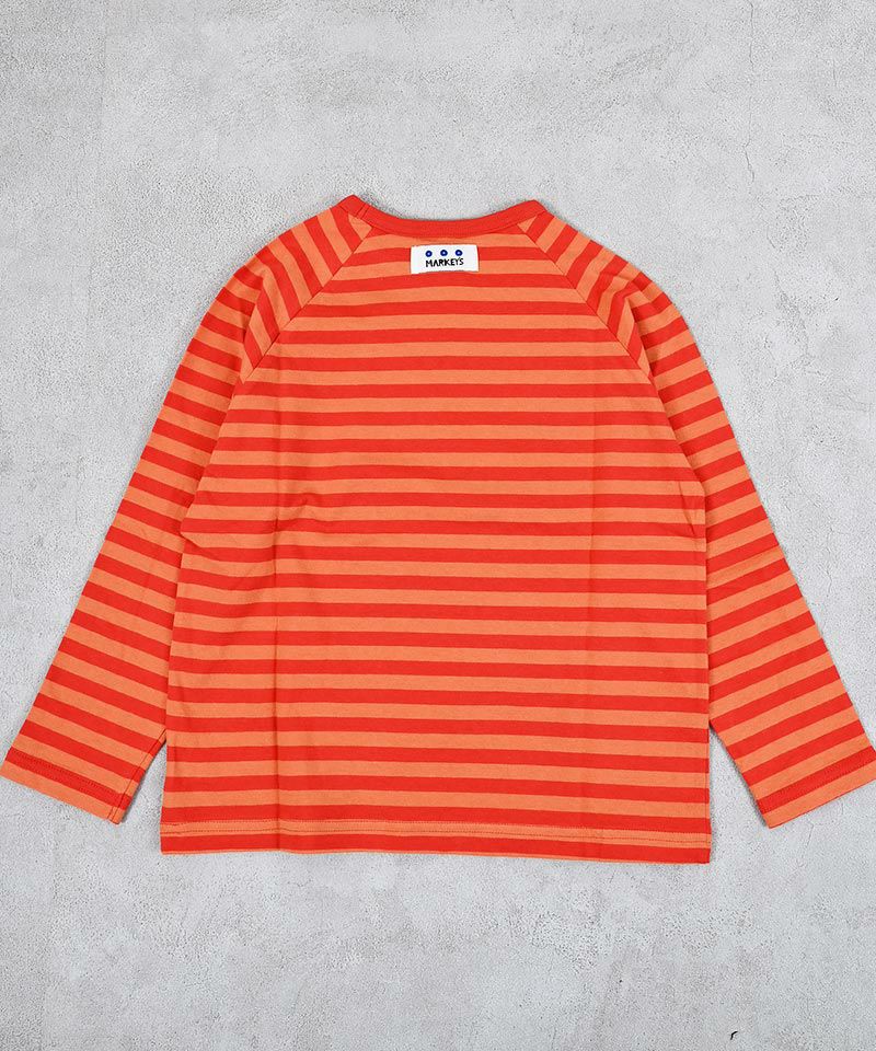 마키즈 키즈 티셔츠 일본 긴팔티 색소메 테두리 컷소우 5컬러