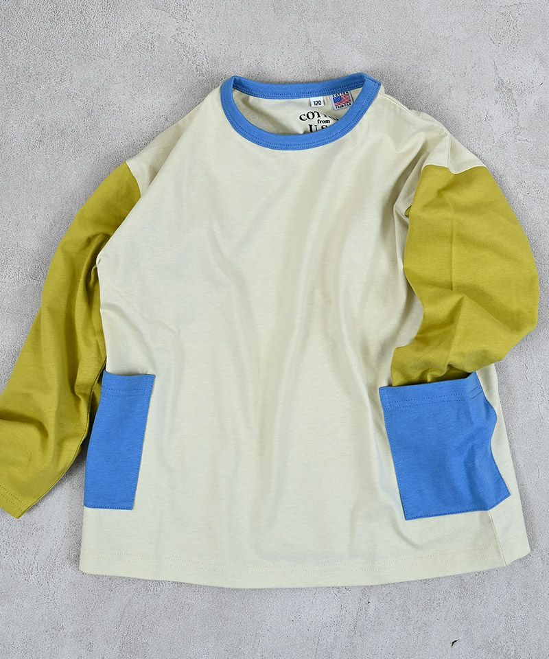 Makiz Kids T-shirt Japanese long-sleeved tee boa fleece snap jacket style 4 colors 