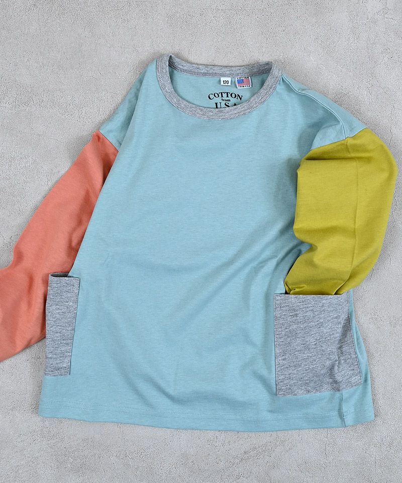 Makiz Kids T-shirt Japanese long-sleeved tee boa fleece snap jacket style 4 colors 