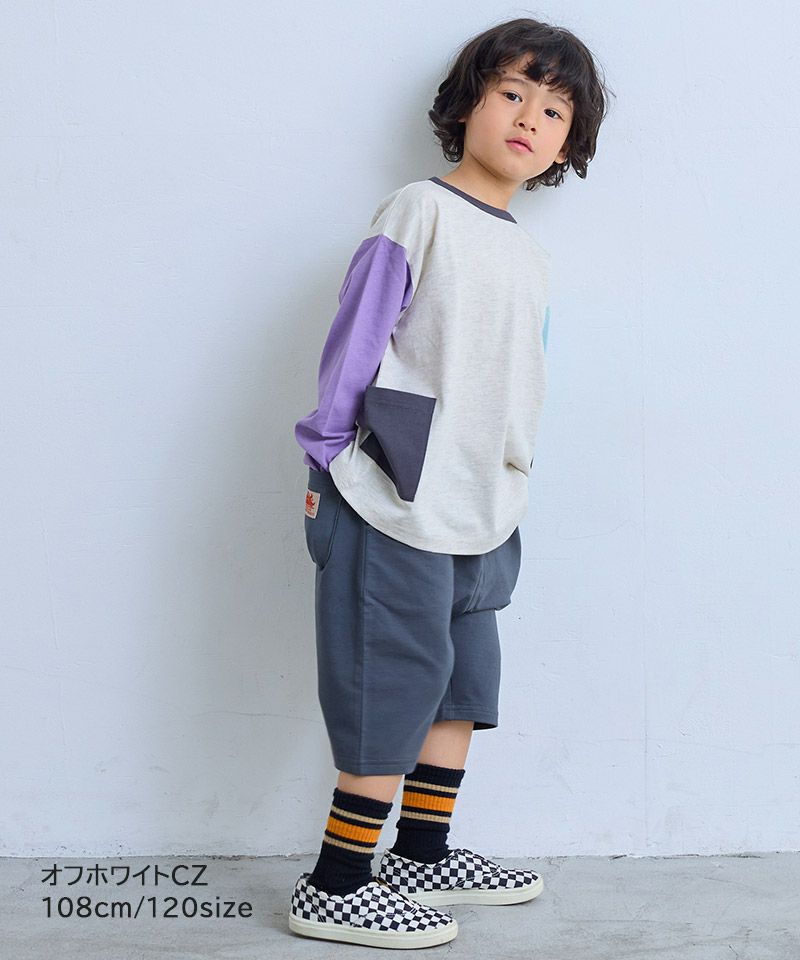 Makiz Kids T-shirt Japanese long-sleeved tee boa fleece snap jacket style 4 colors 