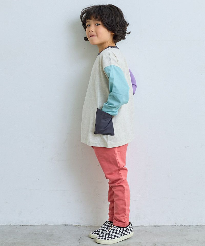 Makiz Kids T-shirt Japanese long-sleeved tee boa fleece snap jacket style 4 colors 