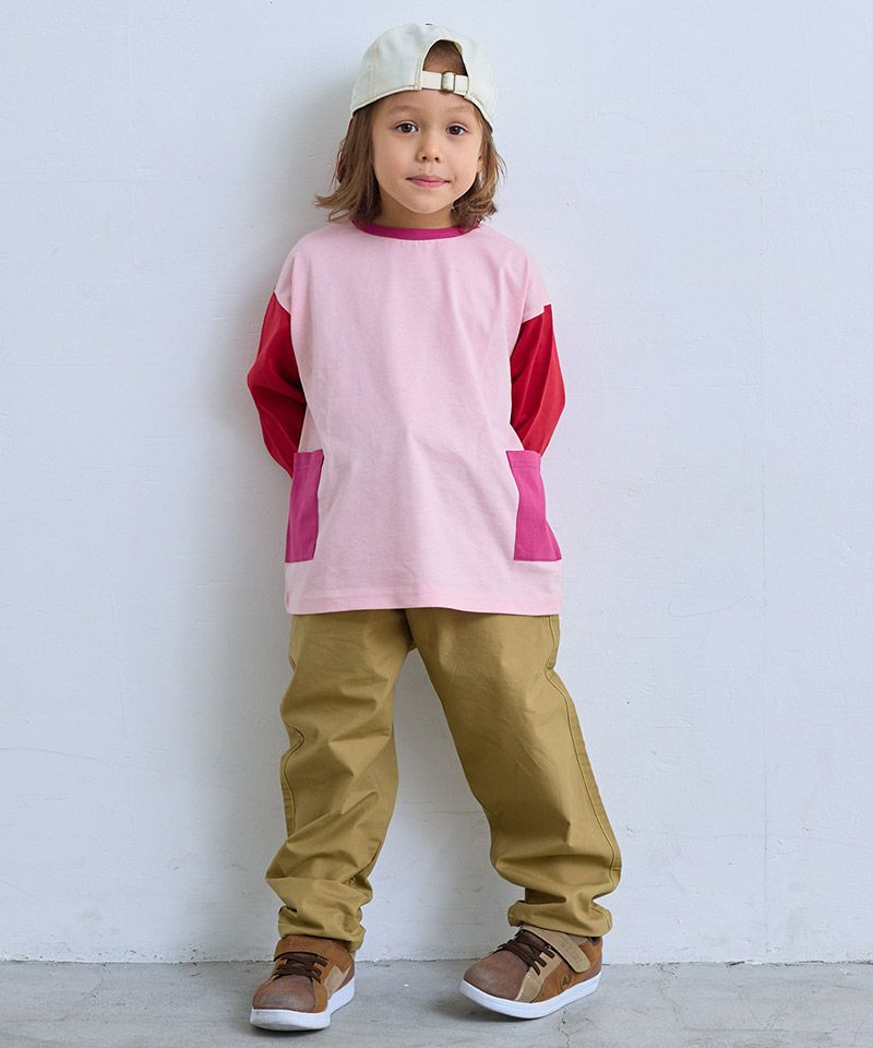Makiz Kids T-shirt Japanese long-sleeved tee boa fleece snap jacket style 4 colors 