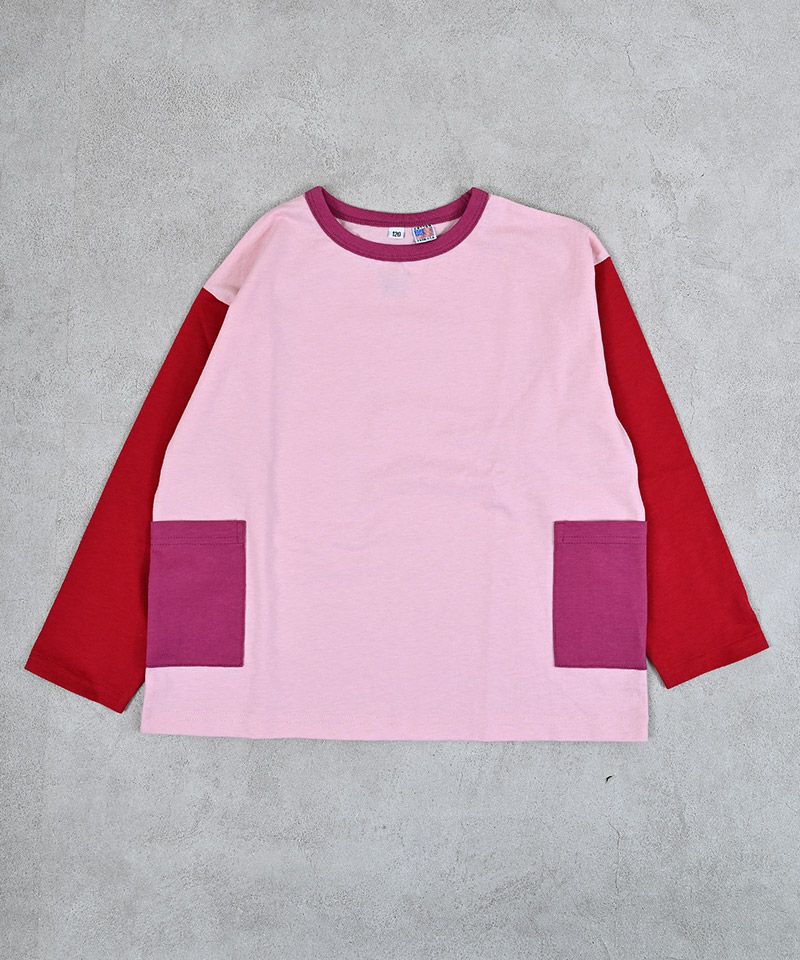 Makiz Kids T-shirt Japanese long-sleeved tee boa fleece snap jacket style 4 colors 