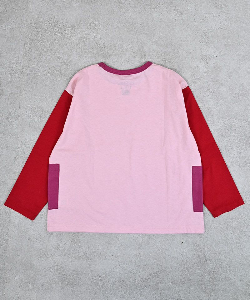 Makiz Kids T-shirt Japanese long-sleeved tee boa fleece snap jacket style 4 colors 