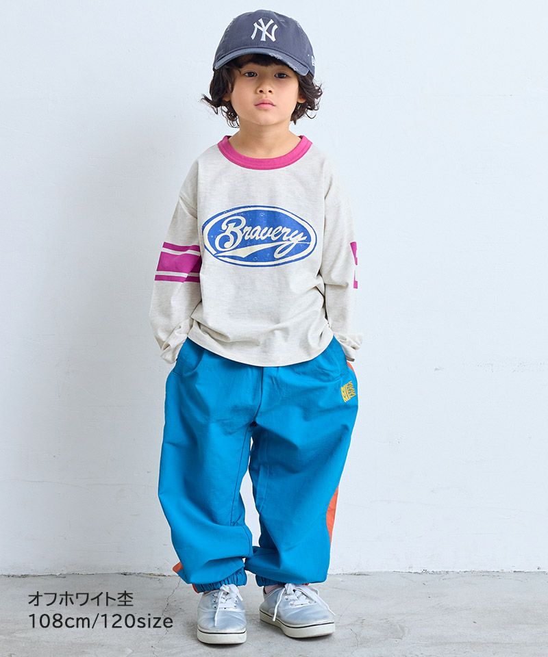 마키즈 키즈 티셔츠 일본 긴팔티 COTTON from USA 라인론 4컬러