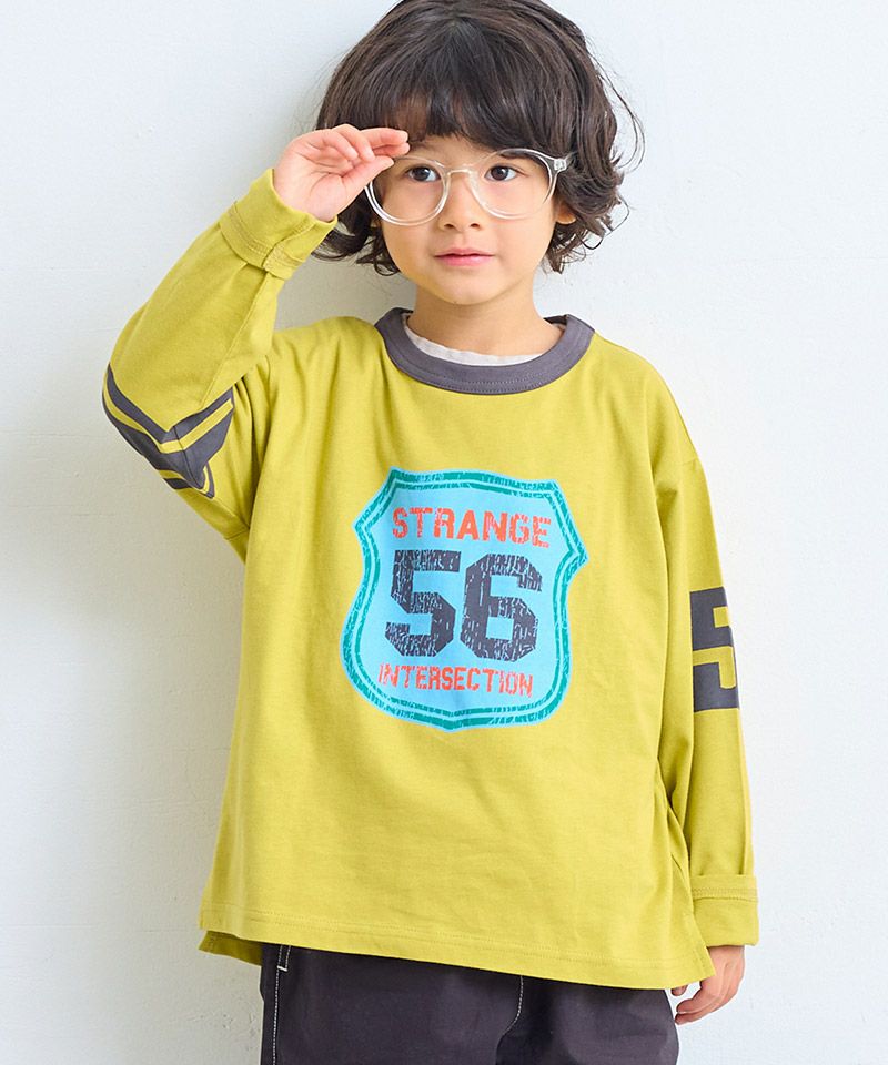 Makiz Kids T-shirt Japanese long-sleeved tee boa fleece snap jacket style 4 colors 